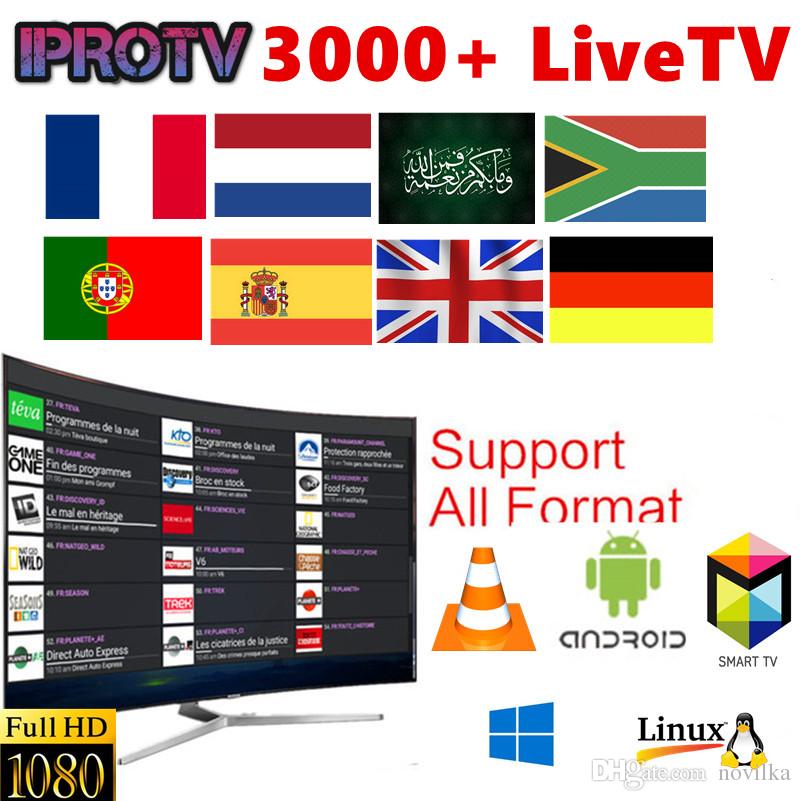 IPROTV IPTV 3100+ Channels support Smart tv Live android tv box 1 Year IPTV...